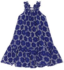Robe Christina Rohde - Bleu av. Fleurs