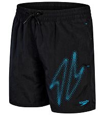 Speedo Badeshorts - Hyper Boom Logo - Svart/Blå