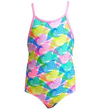 Funkita Sundföt - UV50+ - Prentað One - Stykki Pastel Hvítfiskur