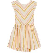 Robe Hust and Claire - Ketti - Blanc av. A Rayures