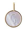 Design Letters Hengiskraut Til Hálsmen - G - Pearl Gold