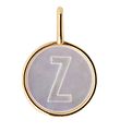 Design Letters Hengiskraut Til Hálsmen - Z - Pearl Gold