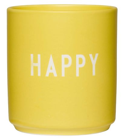 Design Letters Cup - Favourite - Happy - Yellow
