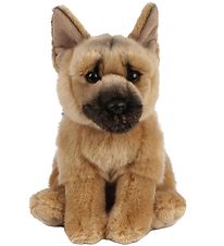 Living Nature Knuffel - 23x16 cm - Duitse herder - Bruin
