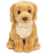Living Nature Knuffel - 22x10 cm - Golden Retriever - Gouden
