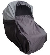 BabyDan Rain Cover To Pram - 100 cm - Black w. Reflex