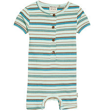 Barboteuse d'Été Minymo - Rib - Pastel Blue