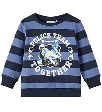 Sweat-shirt Name It - NmmDéc Playmobil - Dark Sapphire