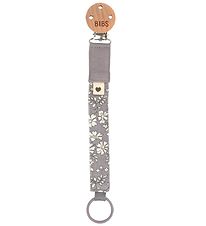 BIBS X Liberty Speenketting - Bloemen - Fossiel Grey