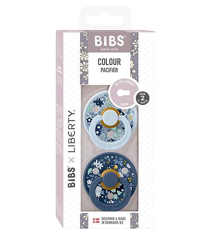 BIBS X Liberty Colour Schnuller - 2er-Pack - Gr. 2 - Rund - Kami