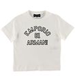 Emporio Armani T-Shirt - Weiß m. Navy