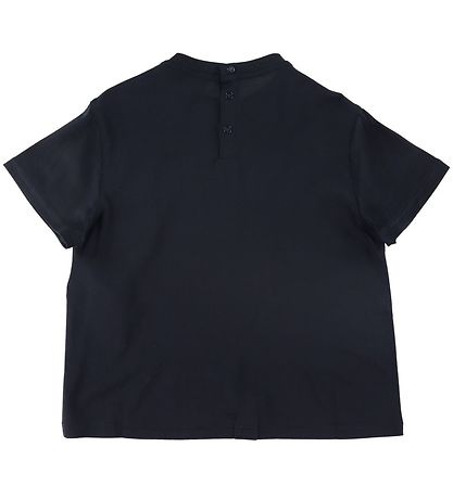 Emporio Armani T-Shirt - Navy m. Weiß