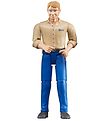 Bruder Figure - bworld - Man w. Blue Trousers - 60006