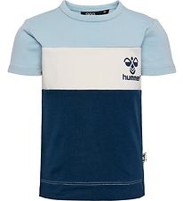 T-Shirt Hummel - hmlAzur Block - Céleste Blue