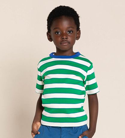 Finger In The Nose T-shirt - Sailor - Green Stripes