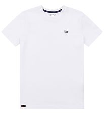Lee T-shirt - Märke - Bright White