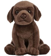 Living Nature Knuffel - 16x8 cm - Labrador Puppy - Bruin