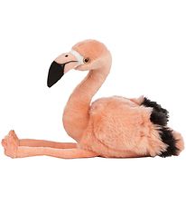 Living Nature Knuffel - 32x24 cm - Flamingo - Peach