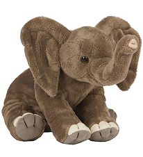 Living Nature Knuffel - 25x14 cm - Olifant - Grijs
