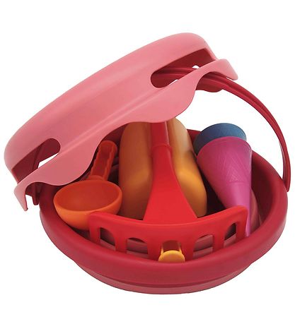 Compact Toys Beach Set - 7 Parts - Red