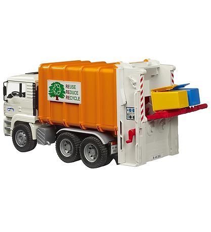 Bruder Lastbil - MAN TGA sopbil - 02772