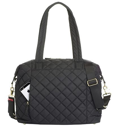 Storksak Changing Bag - Stevie Quilt - Black