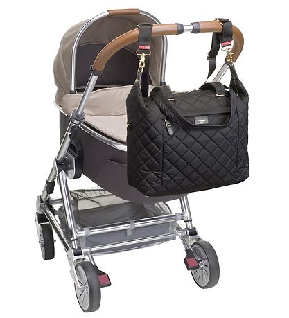 Storksak Changing Bag - Stevie Quilt - Black