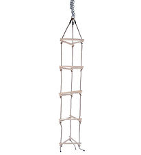 Krea Touwladder - Drievoudig - Hout