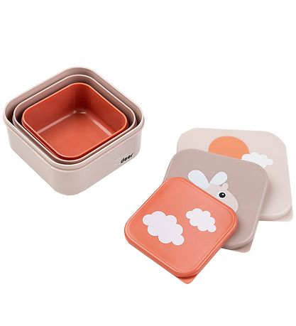 Done by Deer Snackbox - Happy Clouds - 3-Pack - Powder