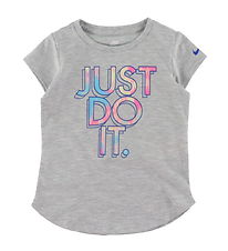 T-Shirt Nike - Gris Chiné av. Imprimé