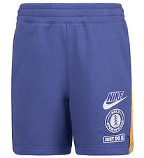 Shorts Nike - French Terry - Diffus Blue