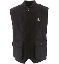 Doudoune sans manches Calvin Klein - Matelassé - Noir