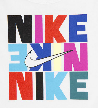Nike Bodysuits s/s - 3-Pack - White/Purple/Yellow