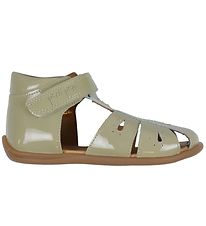 Sandales Pom Pom - Gouttes de démarrage Velcro - Dusty Olive Bre