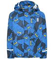 LEGO® Ninjago Rain Jacket - PU - Jonathan 103 - Blue w. Ninjas