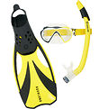 Aqua Lung Snorkelset - Adult - Compass - Black/Yellow