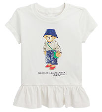 T-Shirt Polo Ralph Lauren - Sa - Gris-blanc av. Peluche