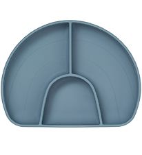 Assiette Cam Cam - Silicone - 3 Rum - Rainbow - Midnight Blue
