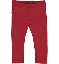 Leggings Müsli - Pantalon Pointel Bébé - Berry Rouge