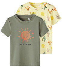 T-Shirt Name It - NbnJobbi - 2 Pack - Double Cream