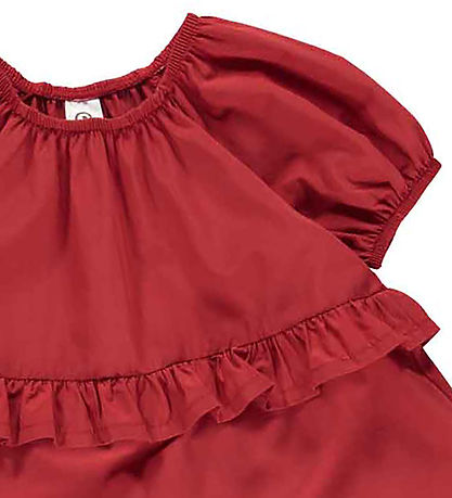 Müsli Dress - Poplin - Berry Ed