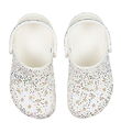 Crocs Sandalen - Classic Starry Glitter Clog K - Wit