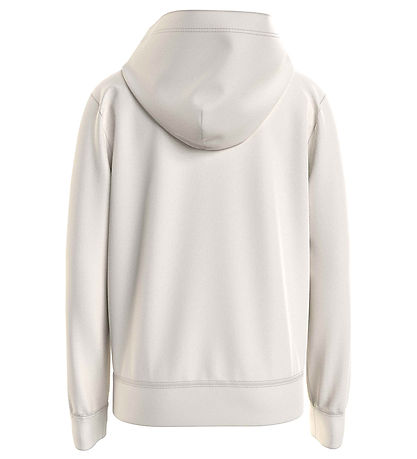 Calvin Klein Hoodie - Placed Brushstrokes - Whitecap Gray
