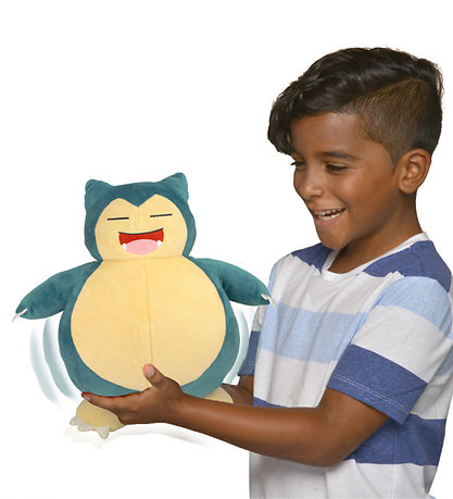 Pokémon Gosedjur m. Ljud - 30 cm - Snooze Action - Snorlax