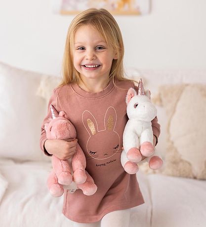 Teddykompaniet Soft Toy - Unicorn - 25 cm - White