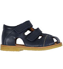 Sandales Pom Pom - Frotter la semelle deux - Marine