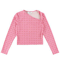 Blouse Rosemunde - Recadré - Rose Tuile Imprimé