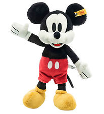 Steiff Knuffel - 31cm. - Mickey Mouse - Zwart/Rood