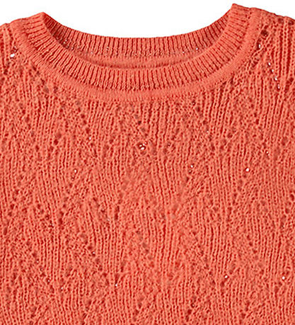 Molo Blouse - Wool/Polyester - Ginger - Warm Coral