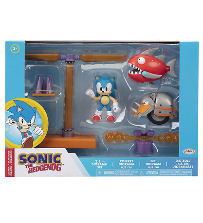 Sonic Play Set - Diorama Set - Flying Battery Zone - 6 Parts